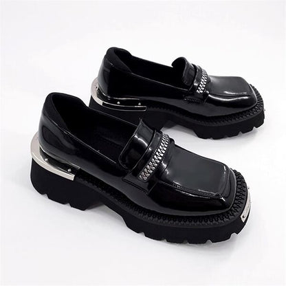 Leather Loafers Shoes【TR3393】