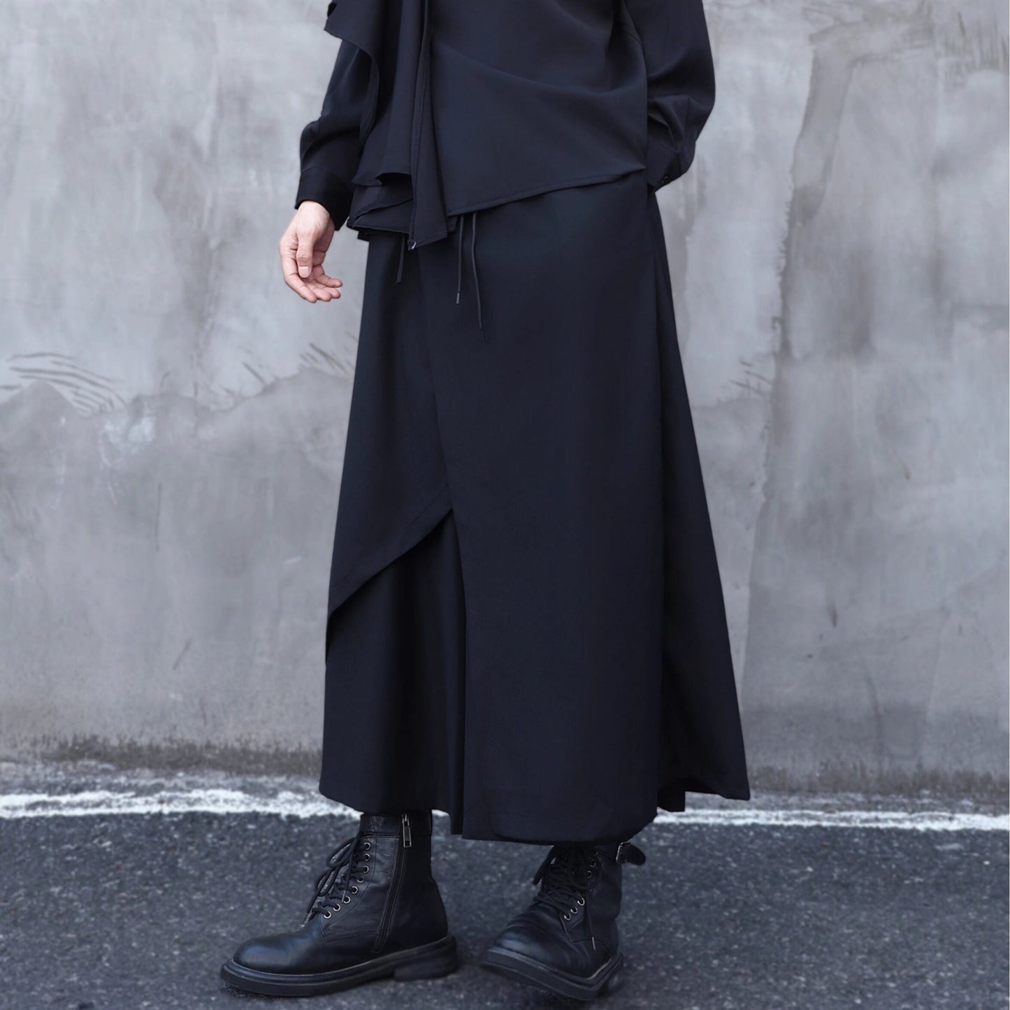 Irregular Ankle Length Skirt Pants【TR3293】