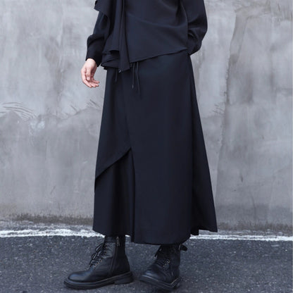 Irregular Ankle Length Skirt Pants【TR3293】