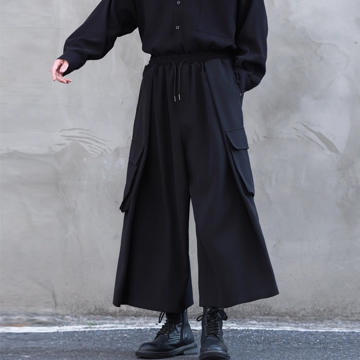 Wide Flare Cargo Pants【TR3319】