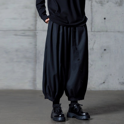 Gathered Balloon Cropped Pants【TR3310】
