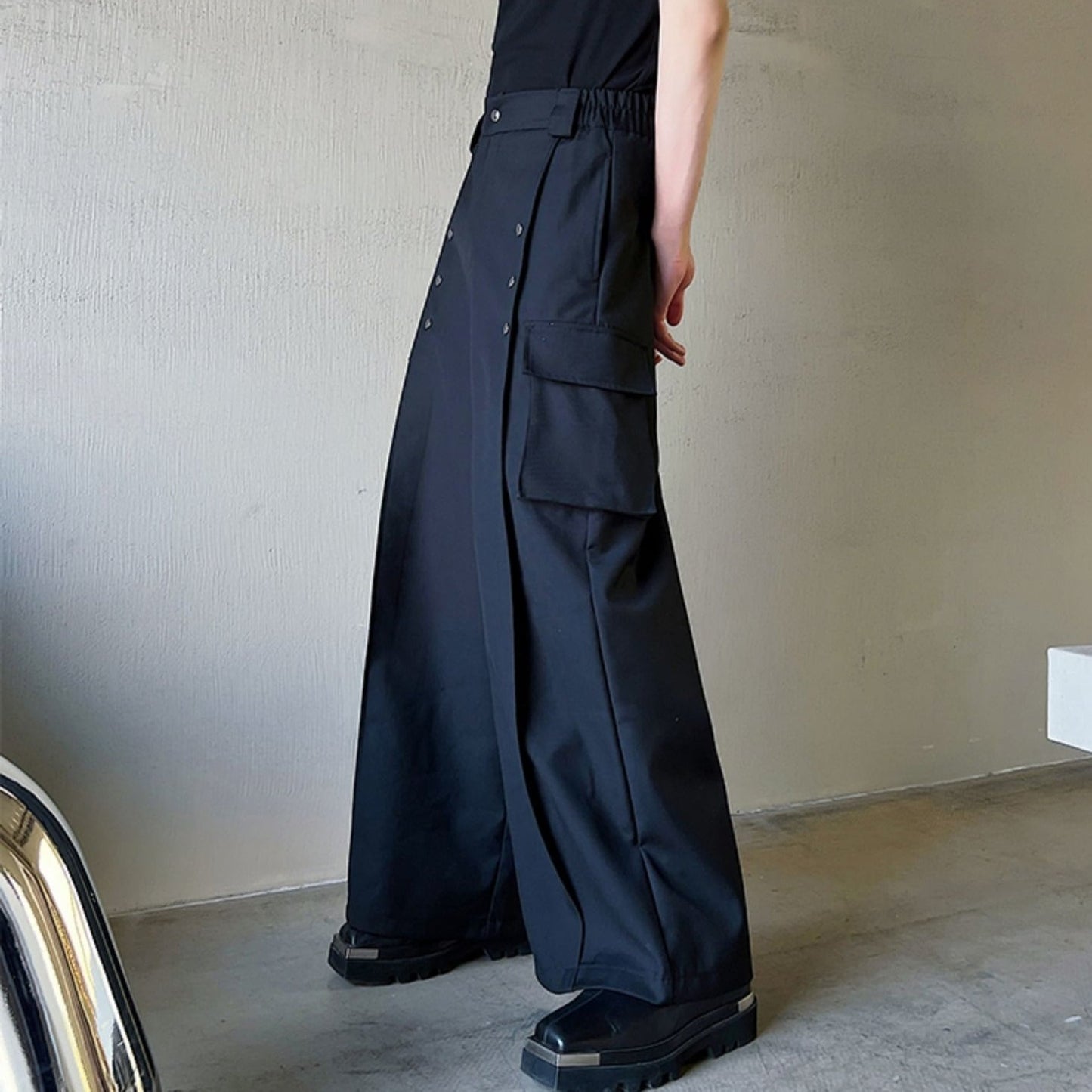 Pocket Bang Wide Pants【TR1448】