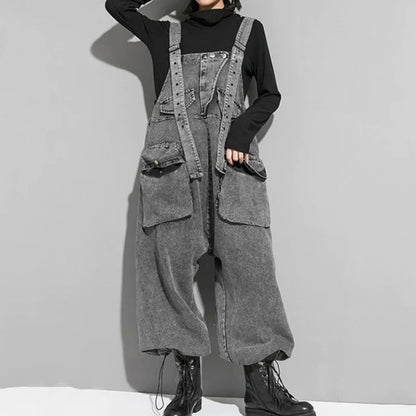 〈Unisex〉Denim Jumping Overall【TR3006】