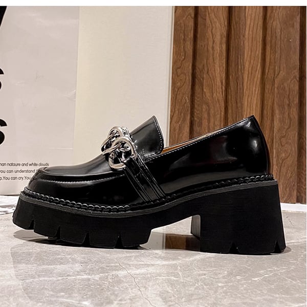 Slip-on Chain Chunky Shoes【TR3398】