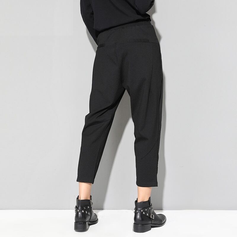 〈Unisex〉Casual Irregular Cropped Pants【TR1371】