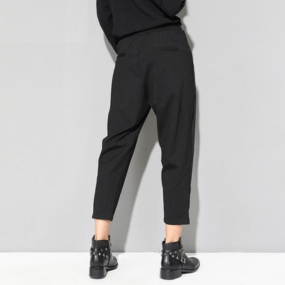 〈Unisex〉Casual Irregular Cropped Pants【TR1371】