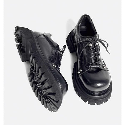 Pleated Metallic Casual Shoes【TR3408】