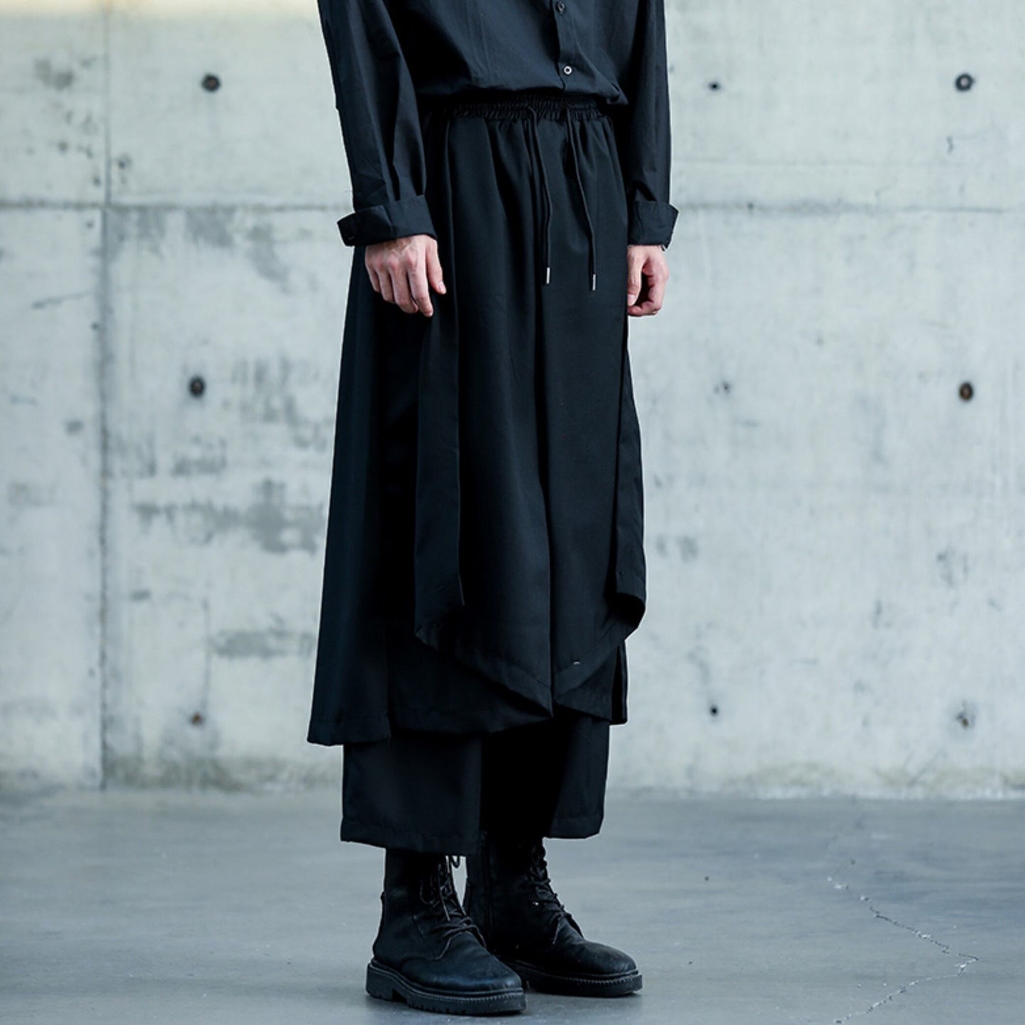 Layered-look Cropped Pants【TR3299】