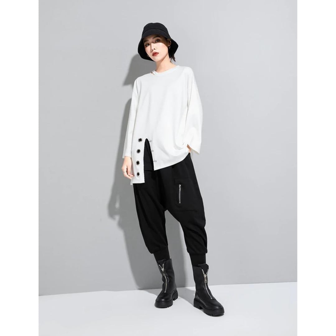 Loose Split casual Shirt【TR1277】