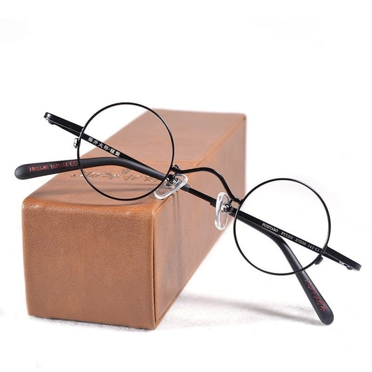Vintage Ultralight Metal Round Glasses【TR2566】