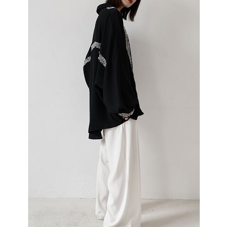 〈Unisex〉Irregular Loose Shirt【TR3035】