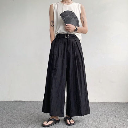Belted Wide Pants【TR3313】