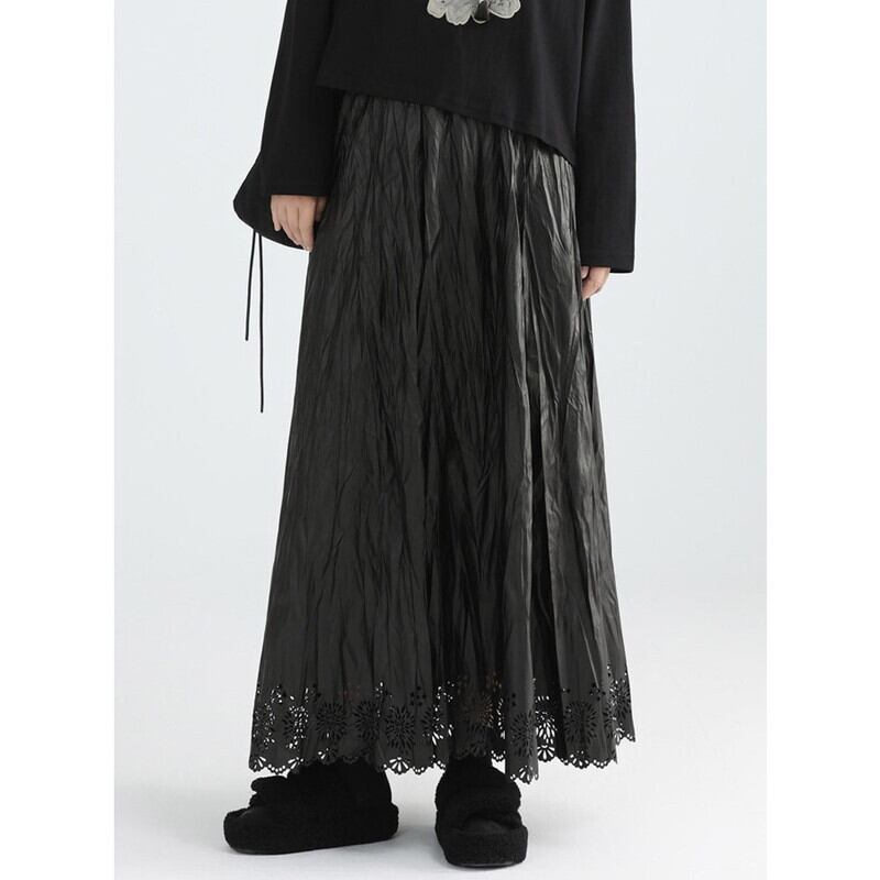 Flower Eyelet Skirt【TR3182】