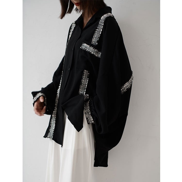 〈Unisex〉Irregular Loose Shirt【TR3035】