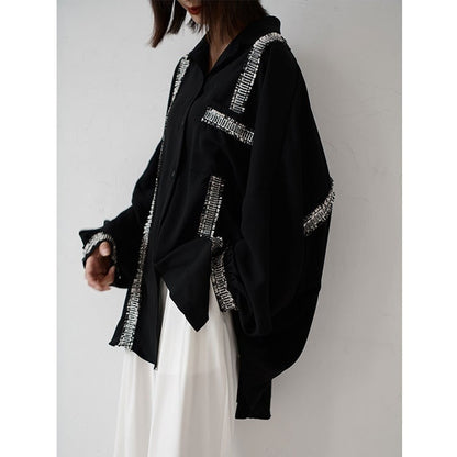 〈Unisex〉Irregular Loose Shirt【TR3035】