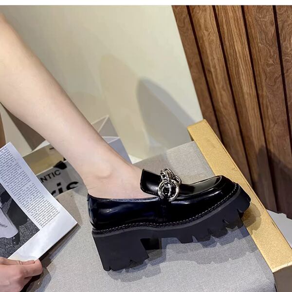 Slip-on Chain Chunky Shoes【TR3398】