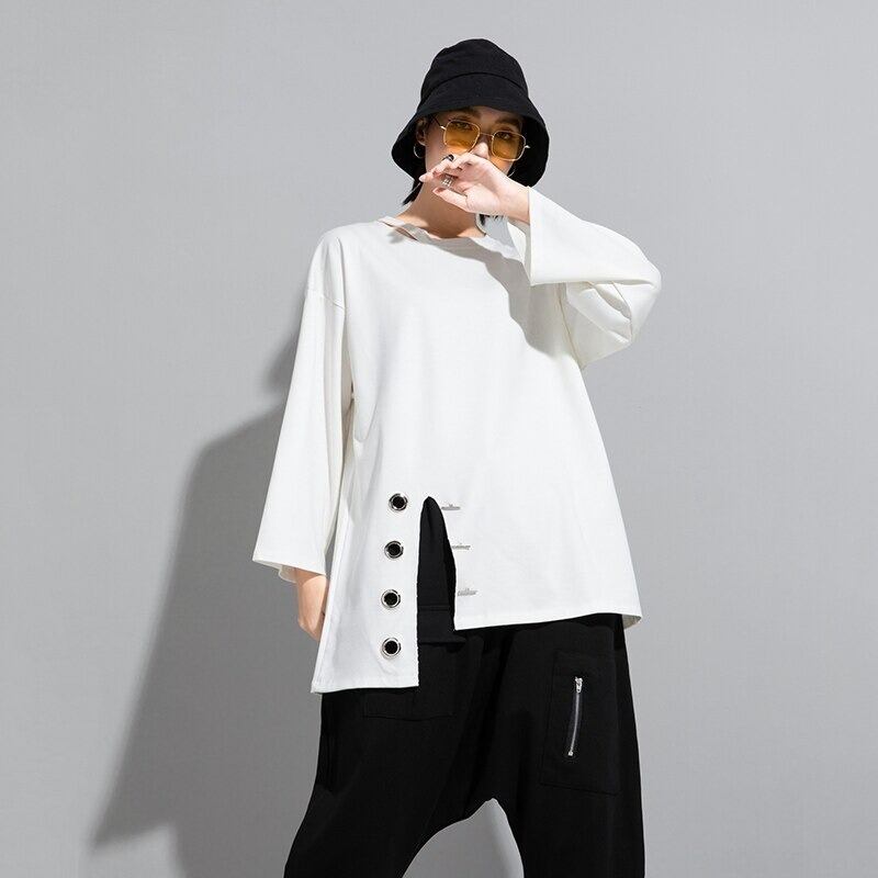 Loose Split casual Shirt【TR1277】