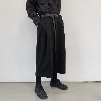 Cropped Semi-wide Pants【TR3292】