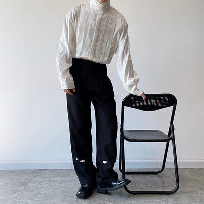 Glossy Flower Slice Shirt【TR3070】