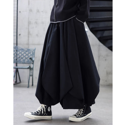 Irregular Hem Balloon Pants【TR3283】