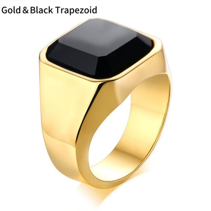 Blackstone Stainless Steel Ring【TR2763】