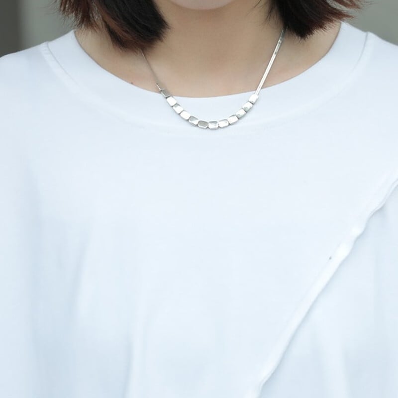 Asymmetry Patchwork T-Shirt【TR3142】