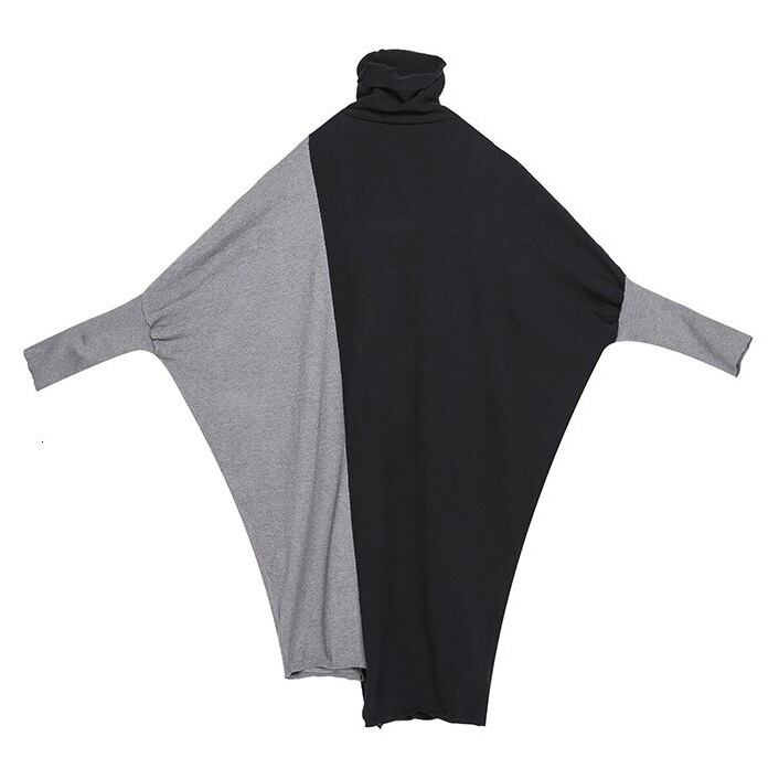 Turtleneck All-in-one Dress【TR1147】