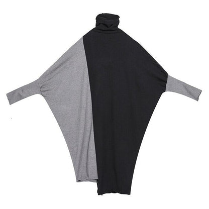 Turtleneck All-in-one Dress【TR1147】