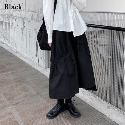 Asymmetry Gather Skirt【TR3163】
