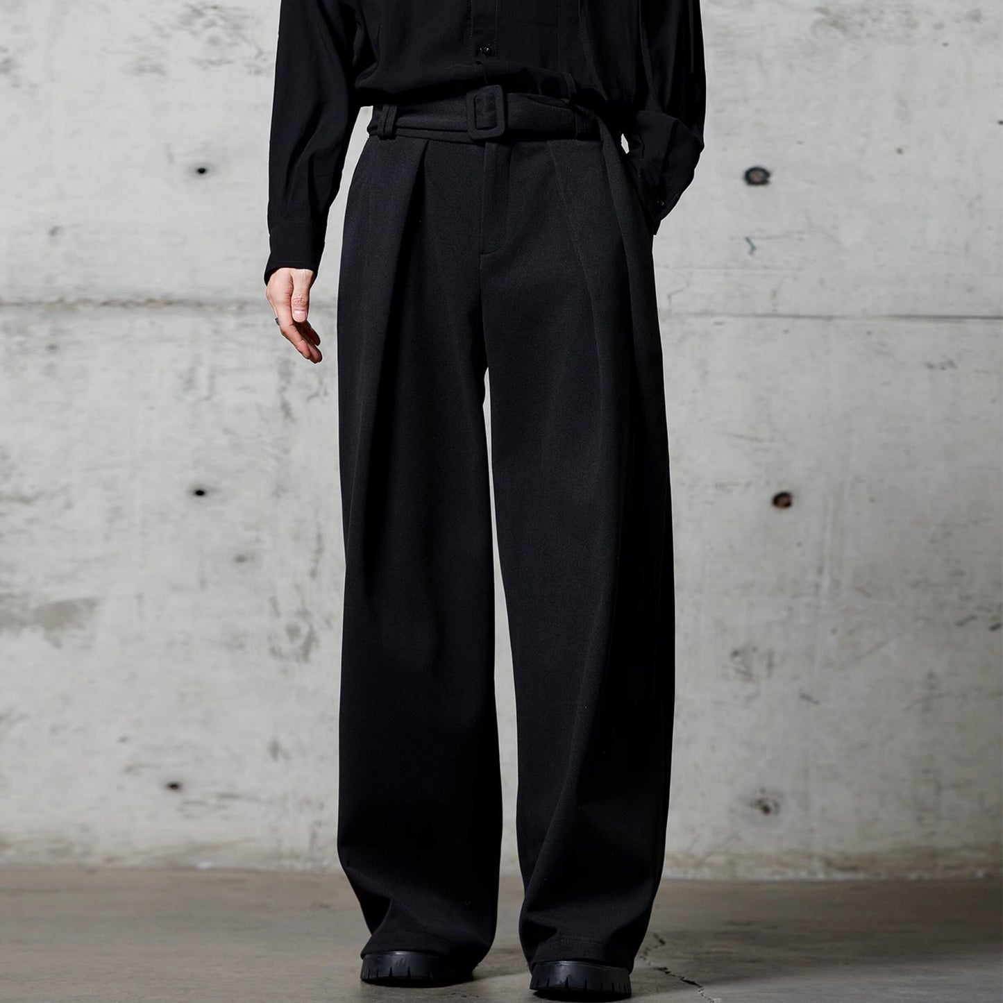 Belted High Waist Pants【TR3272】