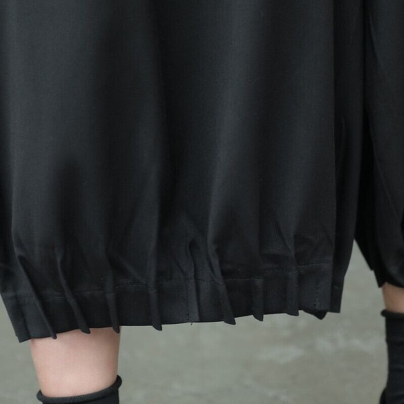 Cropped Pleats Wide Pants【TR3206】