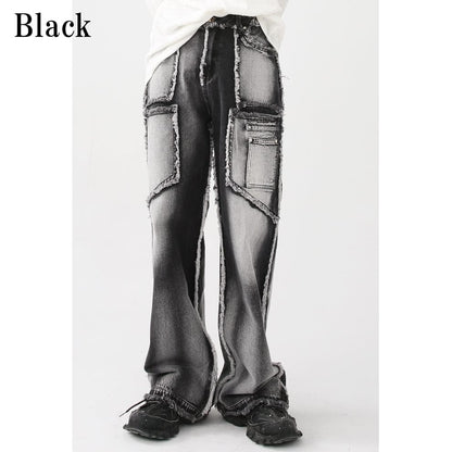 Faded Vintage Denim Pants【TR0483】