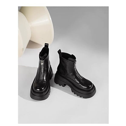 Front Zipper Martin Boots【TR3385】