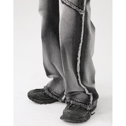 Faded Vintage Denim Pants【TR0483】