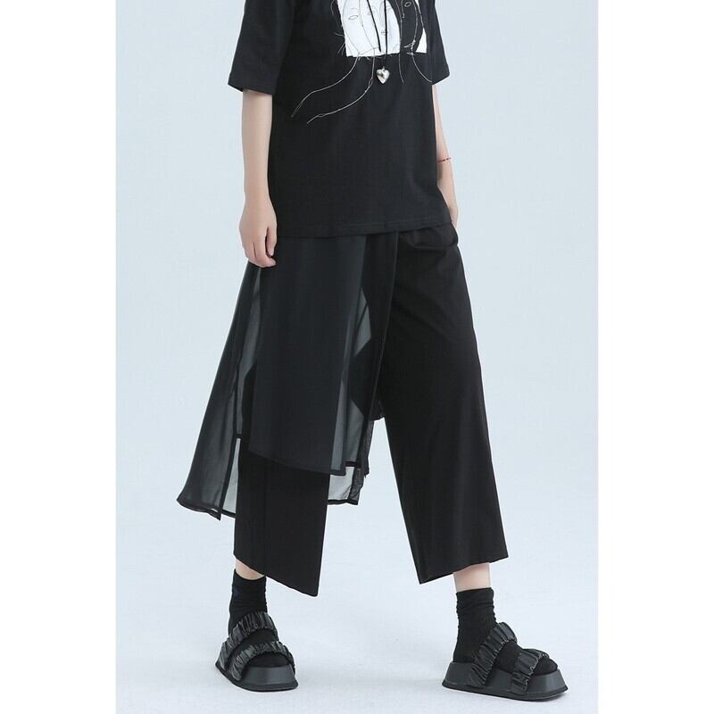Cropped Layered Pants【TR3219】