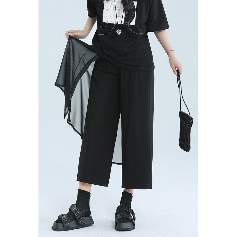 Cropped Layered Pants【TR3219】