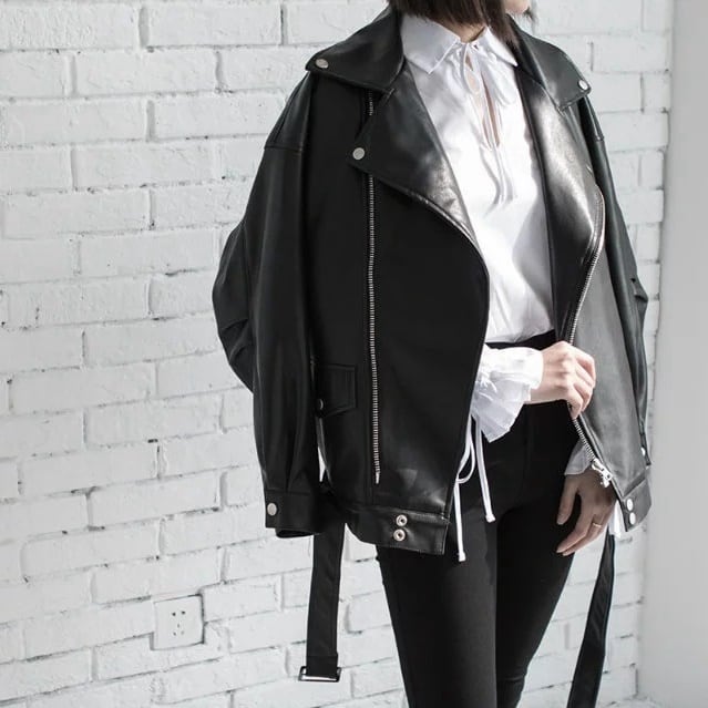 〈Unisex〉Loose Size Motorcycle Jackets【TR3027】