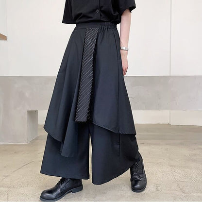 Irregular Wide Leg Pants【TR2493】