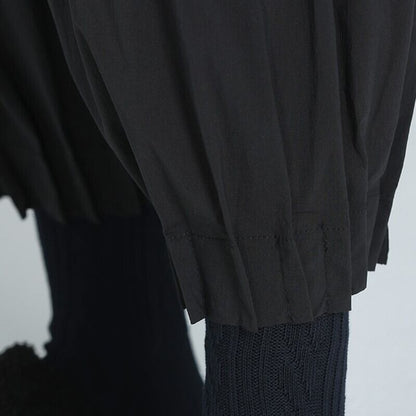 Cropped Gather Pleats Pants【TR3205】