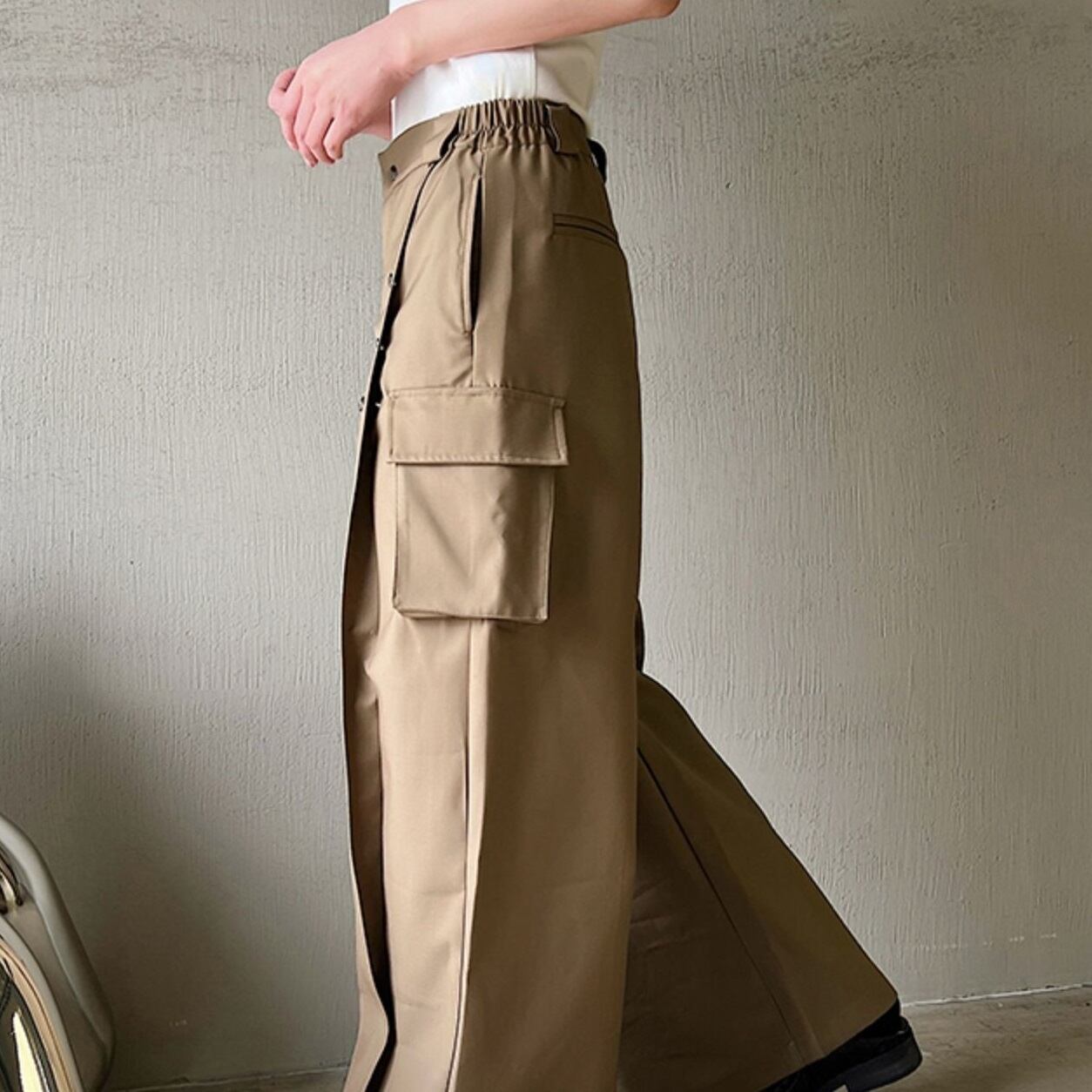 Pocket Bang Wide Pants【TR1448】