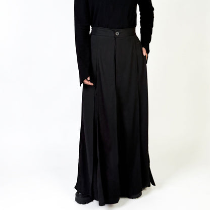 Multipanel High Waist Wide Pants【TR3285】