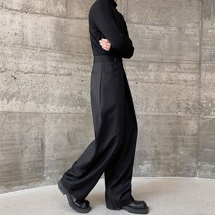 Layered Waist Wide Pants【TR3304】