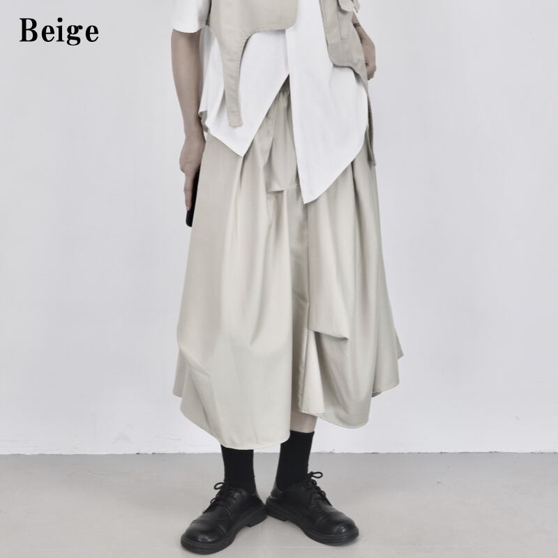 Asymmetry Drape Skirt【TR3187】