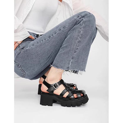 Retro Braided Roman Sandal【TR3414】