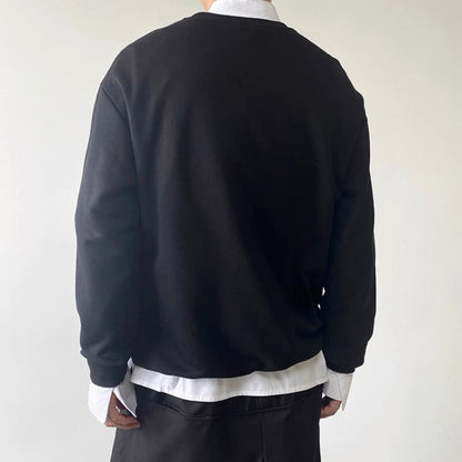 Contrast Cutout Long T-shirt【TR3345】