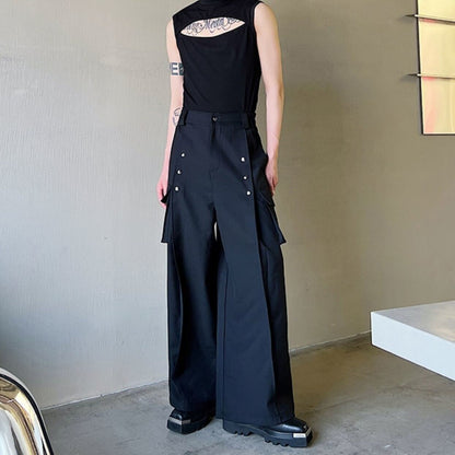 Pocket Bang Wide Pants【TR1448】