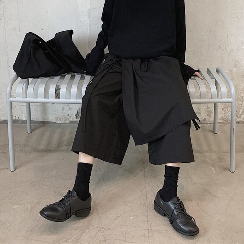 Layered Unique Wide Pants【TR3211】