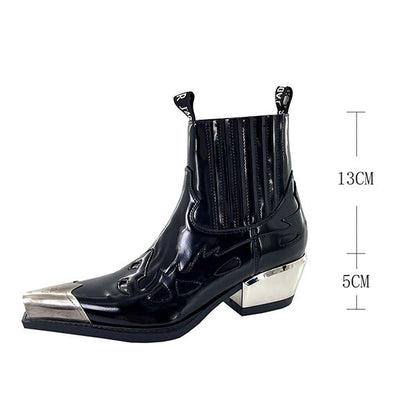 Pointed Toe Chelsea Boots【TR3387】