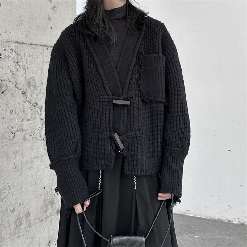 Damage Knit Short Jacket【TR3270】