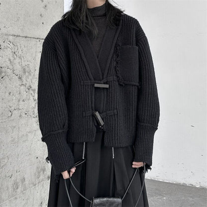 Damage Knit Short Jacket【TR3270】